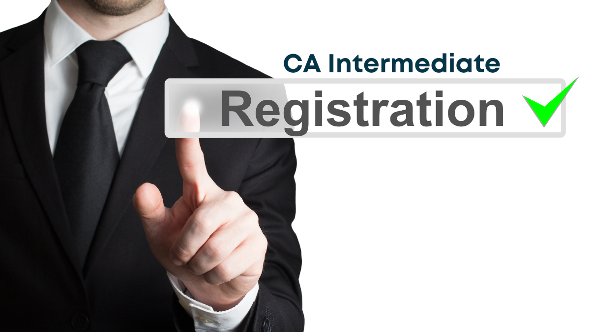 CA Intermediate Registration for Nov 2023