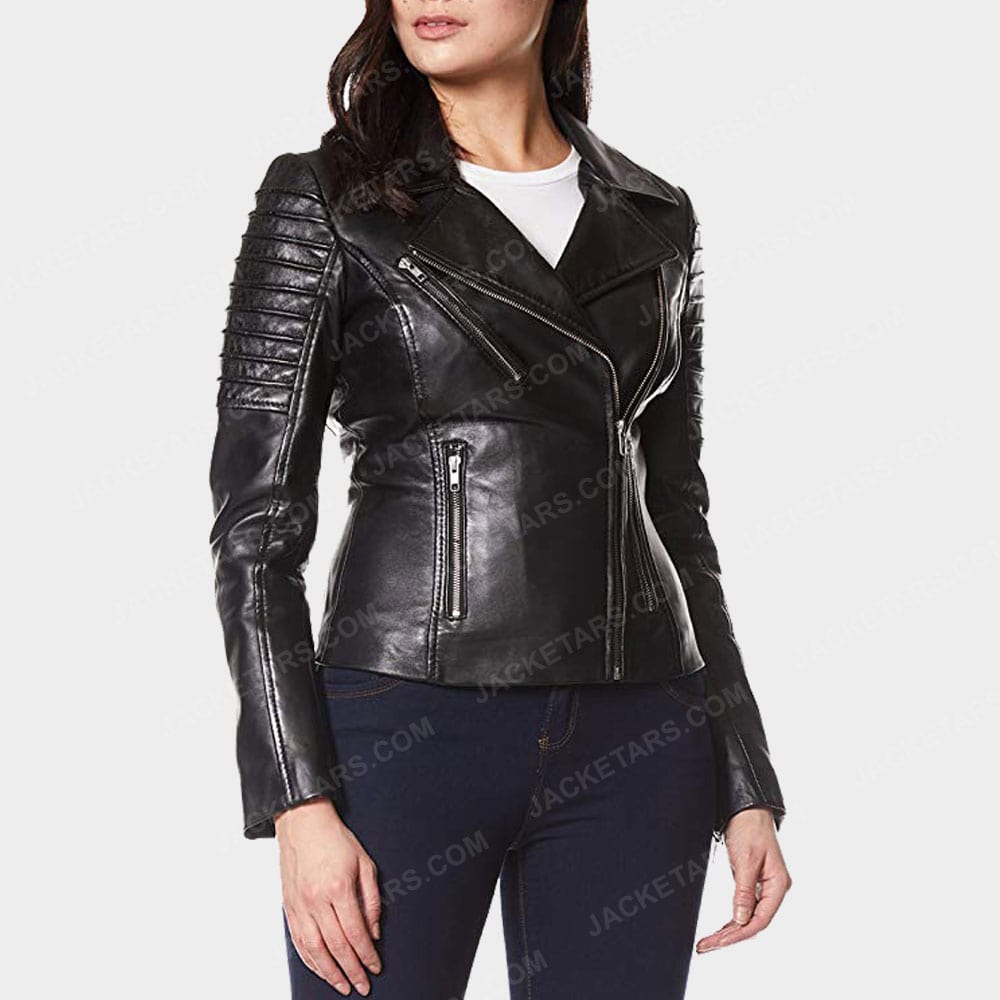 Womens-Motorcycle-Black-Leather-Jacket-