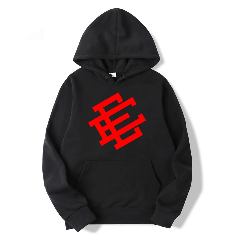 Eric-Emanuel-EE-Red-Logo-Printed-Hoodie